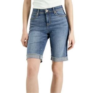 Bermuda Denim Shorts by INC